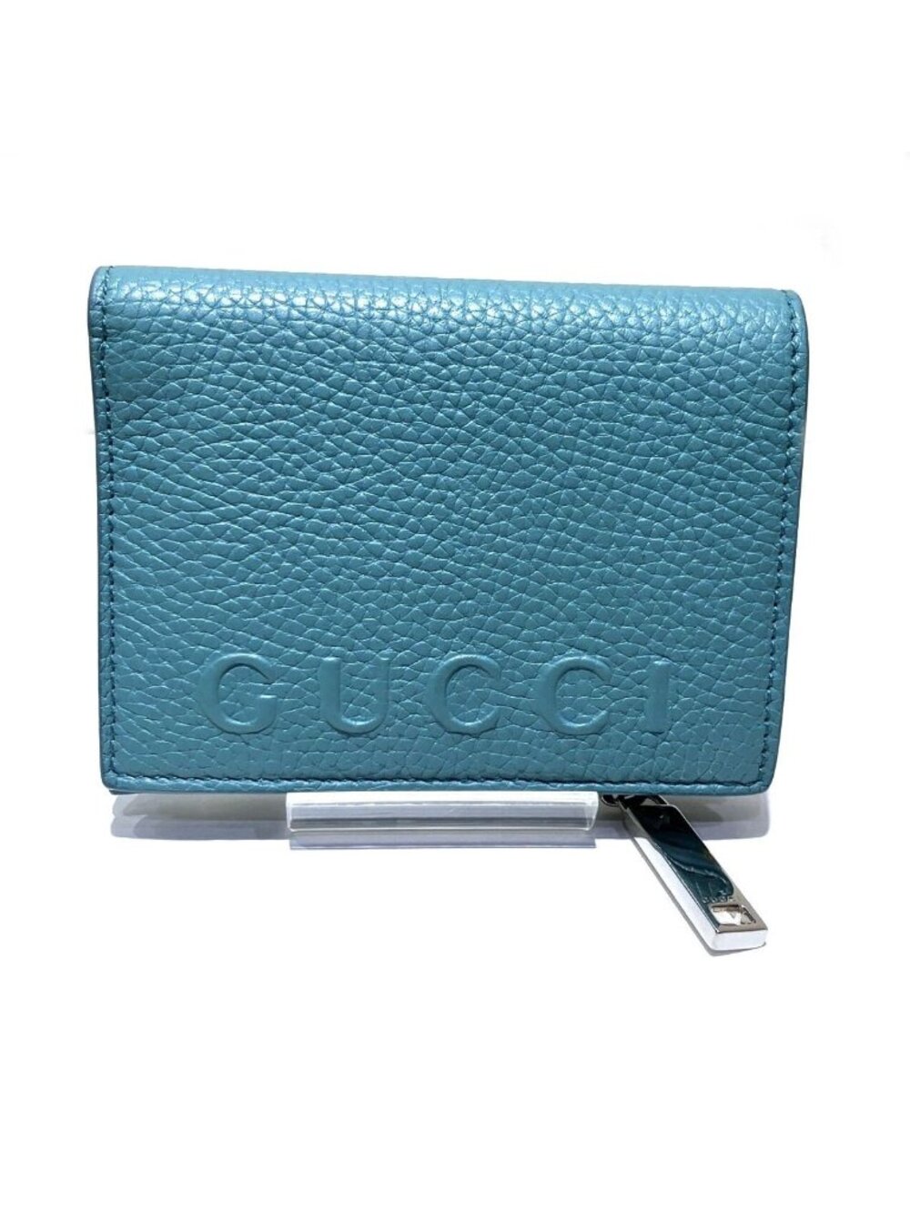 Gucci Embossed Logo Bifold Wallet Leather